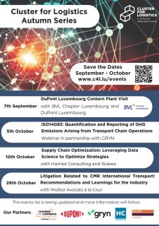 Participez aux événements d'automne du Cluster for Logistics