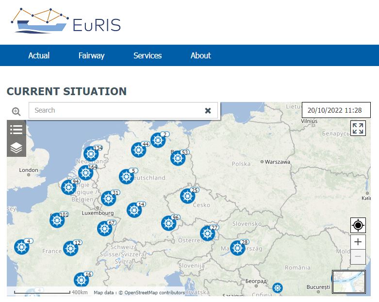 Inland Navigation Portal EuRIS is live
