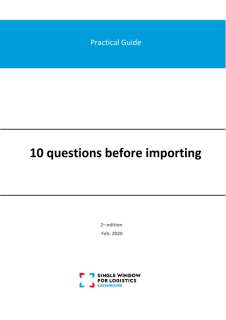 Practical guide: 10 questions before importing