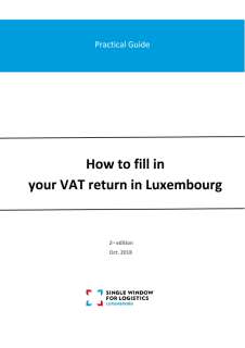 Practical guide: Fill in your VAT return